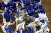 Texas Rangers' Adolis Garcia celebrates after hitting a game-winning home run against the Arizona Diamondbacks during the 11th inning in Game 1 of the baseball World Series Friday, Oct. 27, 2023, in Arlington, Texas. The Rangers won 6-5. (AP Photo/Godofredo A. Vásquez)