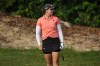 Linn Grant of Sweden looks at the fairway on the second green during the third round of the LPGA Maybank Championship in Kuala Lumpur, Malaysia, Saturday, Oct. 28, 2023. (AP Photo/Vincent Thian)