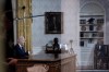 FILE - First lady Jill Biden, right, watches as President Joe Biden speaks from the Oval Office of the White House, Thursday, Oct. 19, 2023, in Washington, about the war in Israel and Ukraine. (AP Photo/Andrew Harnik, File)