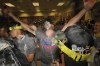 Texas Rangers celebrate after winning Game 5 of the baseball World Series against the Arizona Diamondbacks Wednesday, Nov. 1, 2023, in Phoenix. The Rangers won 5-0 to win the series 4-1. (AP Photo/Godofredo A. Vásquez)