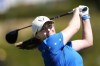 FILE - Europe's Gemma Dryburgh plays her tee shot on the 4th hole during her single match at the Solheim Cup golf tournament in Finca Cortesin, near Casares, southern Spain, on Sept. 24, 2023. Defending champion Dryburgh shot a 5-under 67 on Thursday, Nov. 2, in the first round of the Toto Japan Classic at the Taiheiyo Club in Omitama, Japan. She is four strokes off the lead. (AP Photo/Bernat Armangue, File)