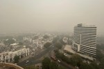 Smog hangs over the city skyline in New Delhi, India, Friday, Nov. 3, 2023. Authorities on Friday shut primary schools and banned polluting vehicles and construction activity to control the worst haze and smog this season, causing respiratory infections among people and enveloping monuments and high-rise buildings in and around New Delhi. (AP Photo/Shonal Ganguly)