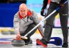 Team Northwest Territories skip Jamie Koe takes on Team Yukon at the Brier in Kingston, Ont., on Tuesday, March 3, 2020. THE CANADIAN PRESS/Sean Kilpatrick