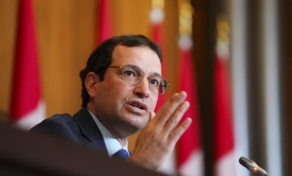 Jerry DeMarco, Commissioner of the Environment and Sustainable Development holds a press conference in Ottawa on Thursday, April 20, 2023. THE CANADIAN PRESS/Sean Kilpatrick