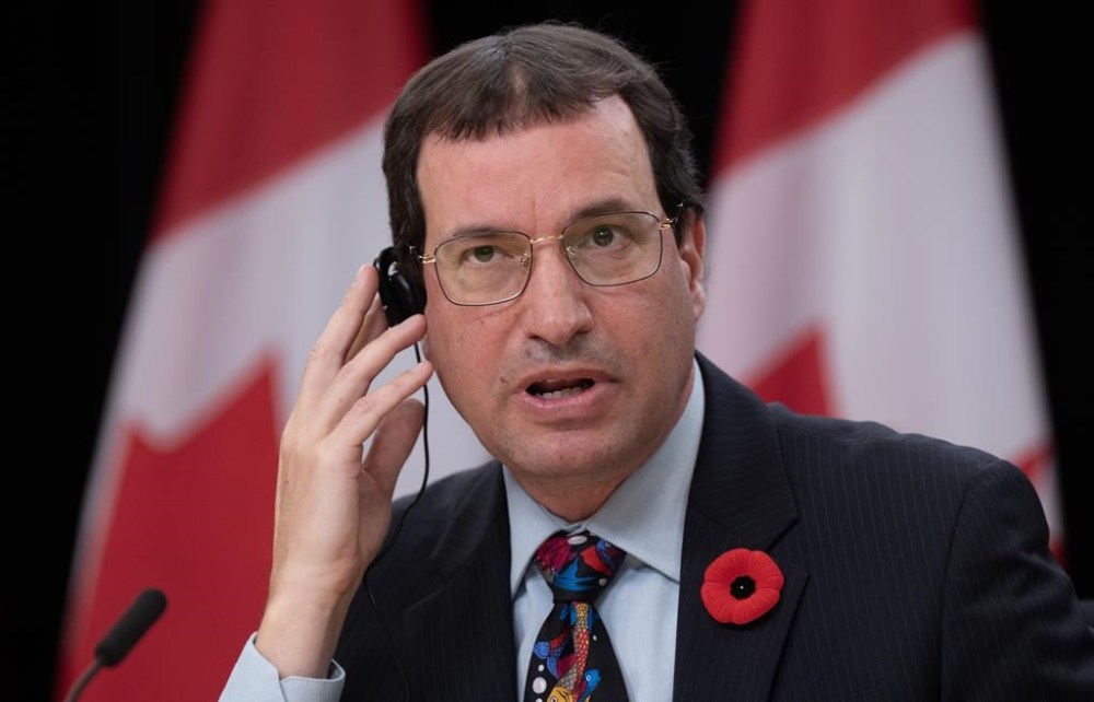 Commissioner of the Environment and Sustainable Development Jerry DeMarco responds to a question during a news conference, Tuesday, November 7, 2023 in Ottawa. THE CANADIAN PRESS/Adrian Wyld
