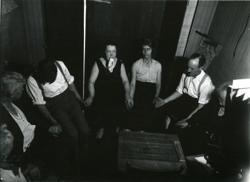 This Hamilton photograph from 1932 may have inspired the poster for 2009 film The Haunting in Connecticut. (UMASC, PC 12, Box 10, Folder 6, Item 47, http://hdl.handle.net/10719/1412613)
