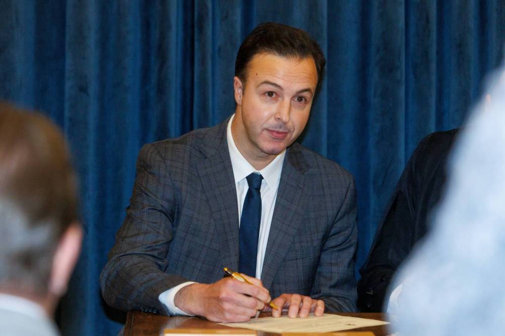 MIKE DEAL / WINNIPEG FREE PRESS FILES
The NDP is still committed to delivering on its promised hydro rate freeze, says Adrien Sala, the minister responsible for Manitoba Hydro.