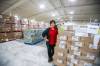 MIKAELA MACKENZIE / WINNIPEG FREE PRESS
                                The Cheer Board, which changes locations based on vacancies and donated space, has a new home this year where a flooring store had been at 895 Century St.