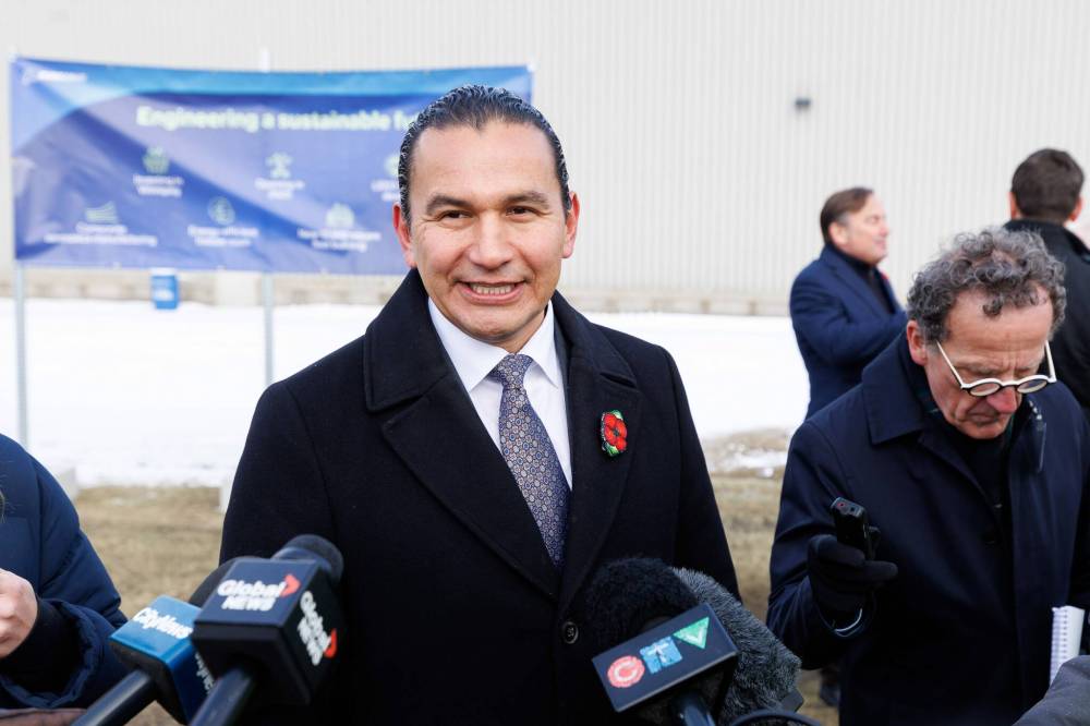 MIKE DEAL / WINNIPEG FREE PRESS
Manitoba Premier Wab Kinew will attend his first premiers summit Sunday and Monday in Nova Scotia.