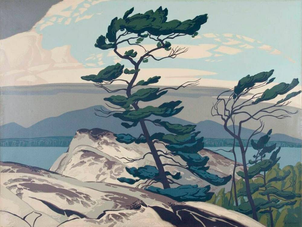 Group of Seven artist A.J. Casson’s White Pine is one of the highlights of the Mayberry exhibition.  (Mayberry Fine Art)