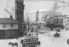 CITY OF WINNIPEG Winnipeg Street Railway on Portage Avenue in front of Merchants Hotel circa 1886.