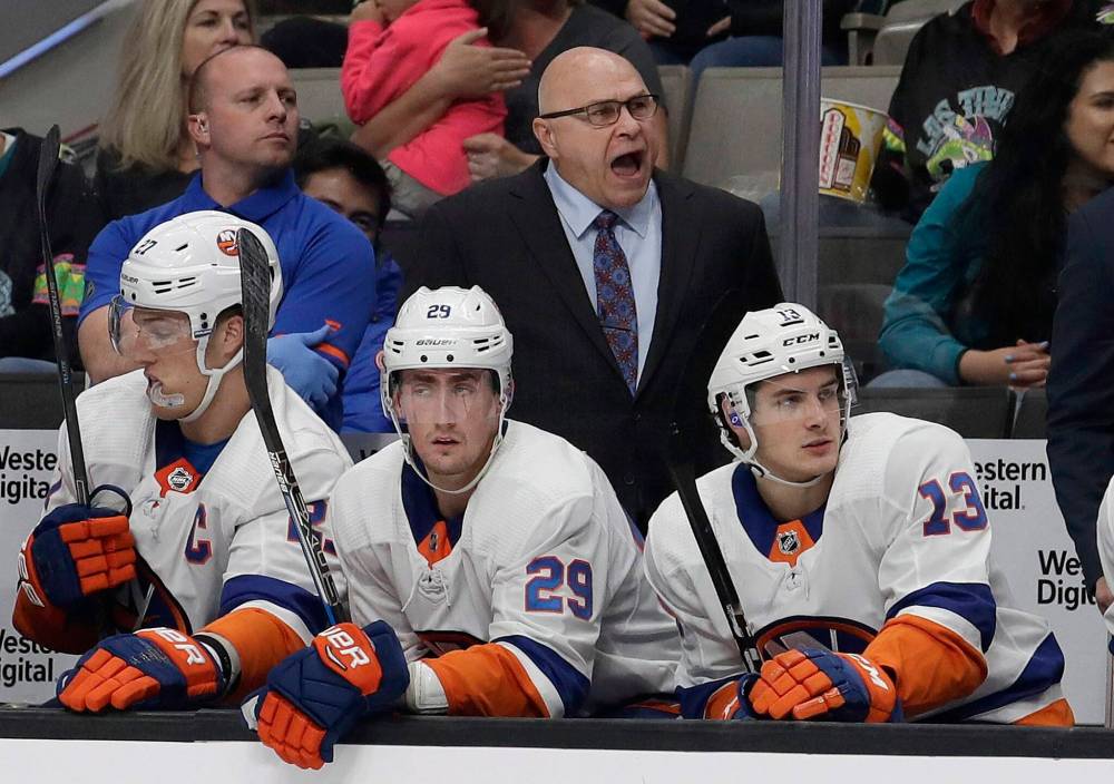 Jeff Chiu / The Associated Press files
Nashville GM Barry Trotz took some time away from hockey after he was fired as New York Islanders head coach.