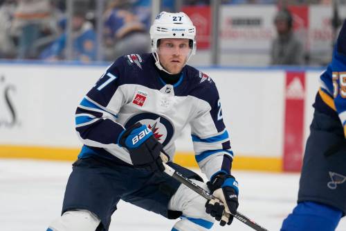 Jeff Roberson / The Associated Press
                                Dynamic winger Nikolaj Ehlers knows he can&rsquo;t force the play if he and his linemates are going to be productive.