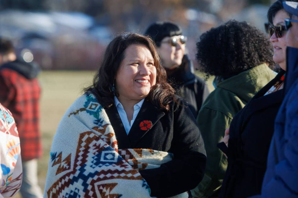 MIKE DEAL / WINNIPEG FREE PRESS
Kathleen BlueSky, the interim CEO of the Treaty One Development Corp., said the organization is in the process of establishing construction, property management and other subsidiaries.