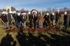 MIKE DEAL / WINNIPEG FREE PRESS 
                                Federal MP Ben Carr, Premier Wab Kinew, Winnipeg Mayor Scott Gillingham, Chief Gordon BlueSky, Chief E.J. Fontaine, Grand Chief Cathy Merrick, Grand Chief Jerry Daniels, and Chief Sheldon Kent and others attend a ground breaking ceremony at Naawi-Oodena.