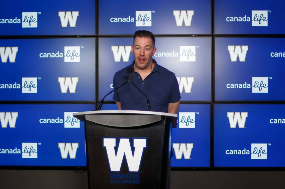 Mike Deal / Winnipeg Free Press files
                                Blue Bombers GM Kyle Walters’ contract expires at the end of the season.