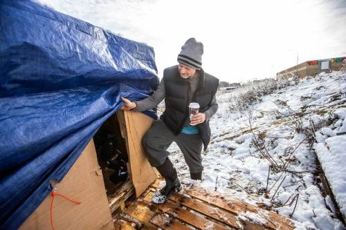 From cardboard-insulated shack along Empress Street to apartment in less than a week