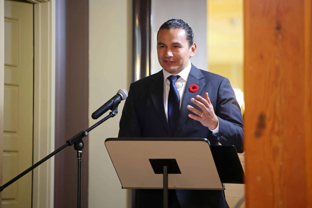 Tim Smith/The Brandon Sun Files
Manitoba Premier Wab Kinew says he believes it’s his responsibility as a leader to take steps to work with Jewish and Islamic communities in Manitoba.