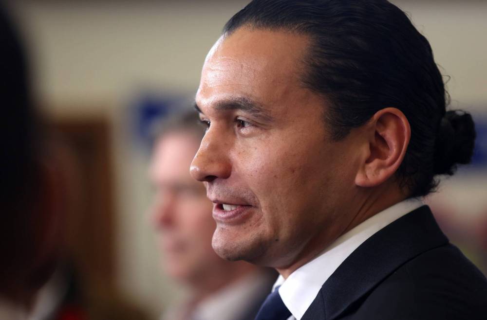 MATT GOERZEN / BRANDON SUN FILES
Premier Wab Kinew dismissed the notion he is flip-flopping on his promise to axe the carbon tax on home heating fuels in Manitoba.