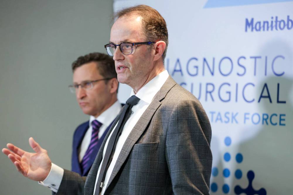 Ruth Bonneville / Winnipeg Free Press files
Dr. Peter MacDonald, chair of the Diagnostic and Surgical Recovery Task Force steering committee, in April.