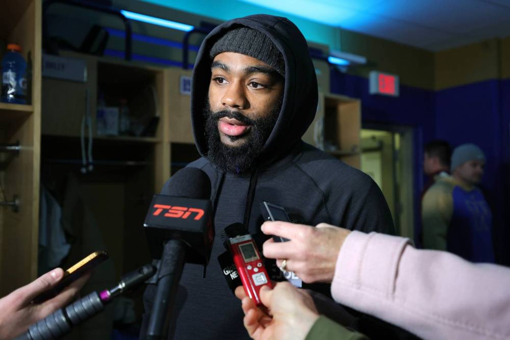 RUTH BONNEVILLE / WINNIPEG FREE PRESS
Rasheed Bailey says he loves playing for the Bombers but that won’t be the only factor influencing where he plays next season.