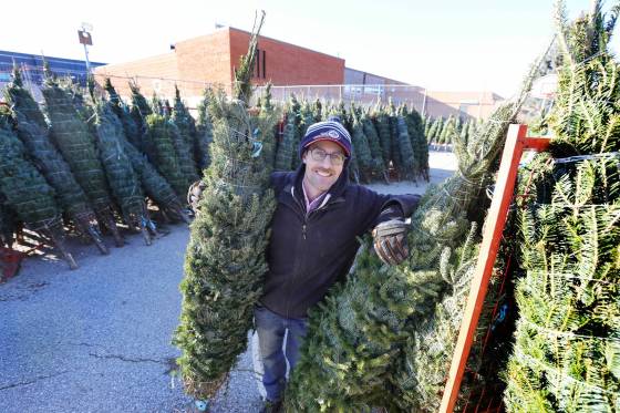 ‘We’re excited to bring the Christmas cheer again,’ says Sean Strachan, president of the Winnipeg Y Service Club. (Ruth Bonneville / Winnipeg Free Press)
