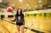 MIKAELA MACKENZIE / WINNIPEG FREE PRESS 
                                Steinbach right side Sienna Driedger was named one of the top athletes in a varsity coaches poll, at Steinbach regional secondary school.