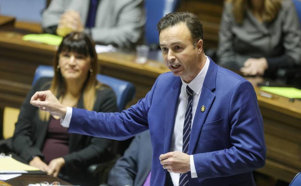 RUTH BONNEVILLE / WINNIPEG FREE PRESS FILES
NDP Finance Minister Adrien Sala says all clear gasoline and diesel purchased in Manitoba will be temporarily exempt from the provincial tax, regardless of how or where it is used.