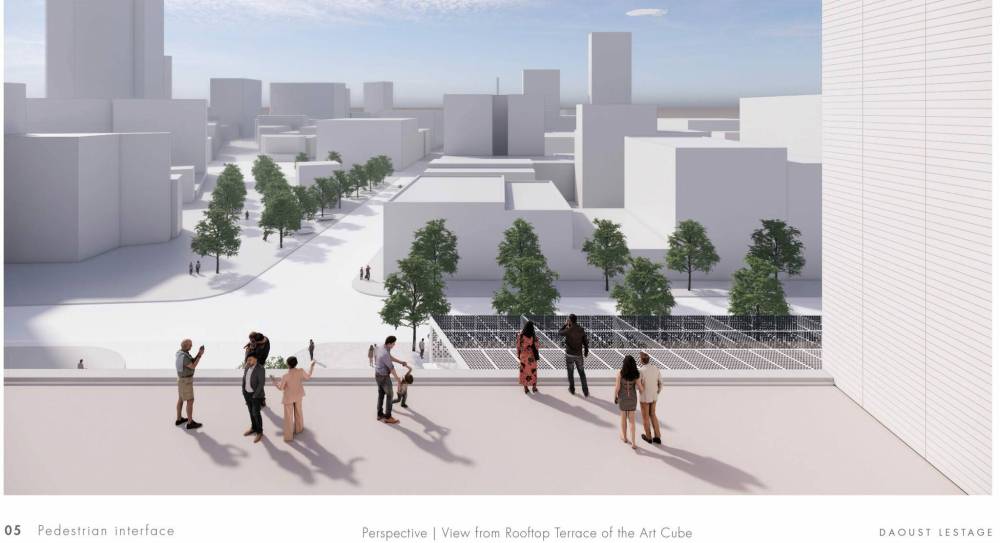DAOUST LESTAGE
Rendering of the Market Lands mixed-use project in the Exchange District.