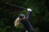 Maddie Szeryk, of Canada, tees off on the 13th hole during the pro-am at the LPGA CPKC Canadian Women's Open golf tournament, in Vancouver on August 23, 2023. THE CANADIAN PRESS/Darryl Dyck