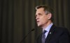 Ottawa Mayor Mark Sutcliffe takes part in a new conference in Ottawa on Monday, Dec. 5, 2022. The city's draft budget for 2024 includes a maximum 2.5 per cent property tax hike and $4.6-billion operational portfolio. THE CANADIAN PRESS/Sean Kilpatrick
