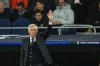 Real Madrid's head coach Carlo Ancelotti reacts during the Champions League Group C soccer match between Real Madrid and Braga at the Santiago Bernabeu stadium in Madrid, Spain, Wednesday, Nov. 8, 2023. (AP Photo/Jose Breton)