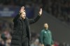 Atletico Madrid's head coach Diego Simeone reacts during the Champions League Group E soccer match between Atletico Madrid and Celtic at the Metropolitano stadium in Madrid, Spain, Tuesday, Nov. 7, 2023. (AP Photo/Jose Breton)