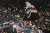 Ajax's fans wave flags before the Europa League group B soccer match between Ajax and Brighton and Hove Albion at the Johan Cruyff ArenA stadium in Amsterdam, Netherlands, Thursday, Nov. 9, 2023. (AP Photo/Patrick Post)