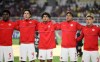 Canadians Chimere Omeze, Alessandro Biello, Jeevan Badwal, Taryck Tahid and Gael de Montigny sing 