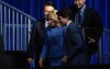 Prime Minister Justin Trudeau walks Jill Biden to her seat at the APEC welcome ceremony, Wednesday, November 15, 2023 in San Francisco. THE CANADIAN PRESS/Adrian Wyld