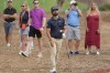 Antoine Rozner of France follows his ball on the first hole during the round two of the DP World Tour Championship golf tournament, in Dubai, United Arab Emirates, Friday, Nov. 17, 2023. (AP Photo/Kamran Jebreili)