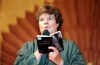 AS Byatt at the launch of a series of 