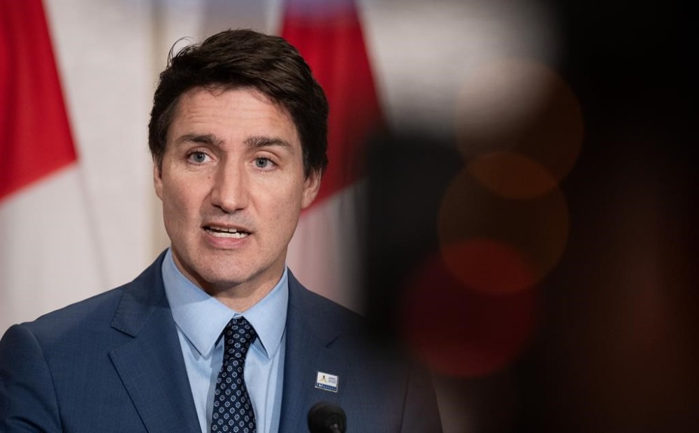 Prime Minister Justin Trudeau says Israel's actions in the Gaza Strip meant to clear Hamas militants are making it harder to achieve long-term stability in the region. Trudeau speaks during a media availability with reporters on the final day of the APEC Summit, in San Francisco, Calif., Friday, Nov. 17, 2023. THE CANADIAN PRESS/Adrian Wyld