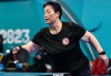 Stephanie Chan, of Vancouver, as shown in this handout image provided by the Canadian Paralympic Committee, won a five-set thriller in preliminary round action Friday to advance to the semifinals in women’s singles in table tennis action at the 2023 Parapan American Games in Santiago, Chile. THE CANADIAN PRESS/HO-Canadian Paralympic Committee
**MANDATORY CREDIT **