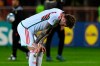 Wales' Joe Rodon reacts after the Euro 2024 group D qualifying soccer match between Armenia and Wales at the Vazgen Sargsyan Republican Stadium in Yerevan, Armenia, Saturday, Nov. 18, 2023. (AP Photo/Hakob Berberyan)