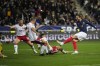 France's Adrien Rabiot scores his side's eighth goal during the Euro 2024 group B qualifying soccer match between France and Gibraltar in Nice, France, Saturday, Nov. 18, 2023. (AP Photo/Daniel Cole)