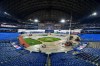 Rogers Centre is unrecognizable after extensive renovations began on the downtown Toronto ballpark last month. The lower bowl of Rogers Centre is seen as construction began to renovate the stadium in Toronto in an Oct. 10, 2023, handout photo. THE CANADIAN PRESS/HO-Rogers, *MANDATORY CREDIT*