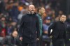 Manchester United's head coach Erik ten Hag gives instructions during the Champions League group A soccer match between Galatasaray and Manchester United in Istanbul, Turkey, Wednesday, Nov. 29, 2023. (AP Photo)