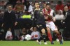 Braga's Joao Moutinho, right, and Union's Brenden Aaronson vie for the ball during the Champions League group C soccer match between SC Braga and Union Berlin at the Municipal stadium in Braga, Portugal, Wednesday, Nov. 29, 2023. (AP Photo/Luis Vieira)
