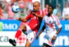 Toronto FC's Danny Dichio, left, tries to gain control of the ball as Chicago Fire's Dasan Robinson looks on during second half soccer action in Toronto, Sunday July 29, 2007.&nbsp;Danny Dichio, who scored the first goal in Toronto FC history, has been named head coach of the USL Championship's Detroit FC. THE CANADIAN PRESS/Aaron Harris