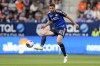 FILE -FC Cincinnati defender Matt Miazga (21) controls the ball during the first half of an MLS soccer match against CF Montreal Wednesday, May 17, 2023, in Cincinnati. FC Cincinnati defender Matt Miazga was suspended three matches and fined an undisclosed amount Wednesday, Nov. 29, 2023 by MLS for misconduct following a game against the New York Red Bulls on Nov. 4.(AP Photo/Jeff Dean, File)