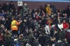 Legia Warsaw fans are ejected from the home stand by stewards during the Europa Conference League Group E soccer match between Aston Vulla and Legia Warsaw at Villa Park, Birmingham, England, Thursday, Nov. 30, 2023. (Joe Giddens/PA via AP)