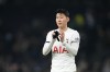 Tottenham's Son Heung-min applauds the fans at the end of the English Premier League soccer match between Tottenham Hotspur and Aston Villa at the Tottenham Hotspur stadium in London, Sunday, Nov. 26, 2023. Aston Villa won 2-1. (AP Photo/Kirsty Wigglesworth)