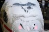A snow covered train is parked at the central station after heavy snow fall in Munich, Germany, Saturday, Dec. 2, 2023. (AP Photo/Matthias Schrader)